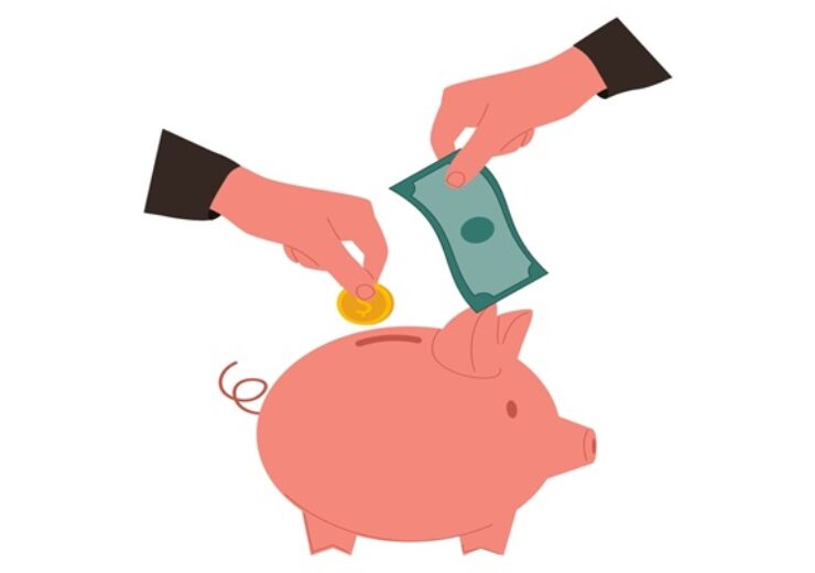 Hand,Put,Golden,Coin,Or,Money,Into,Piggy,Bank,Isolated