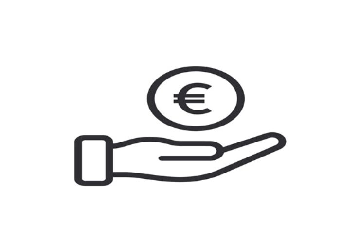 Donation,Icon.,Human,Hand,Palm,Up.,Begging,Hand.,Logo,Template.