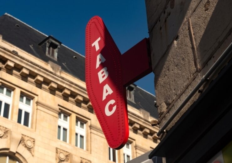 Iconic,Red,Diamond,Shaped,Sign,For,A,French,Tabac,,A