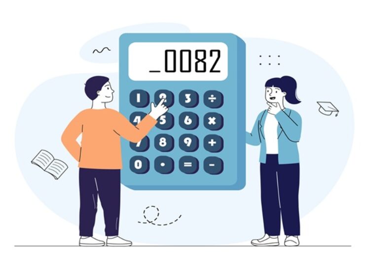 People,With,Calculator.,Man,And,Woman,Calculating,Incomes,Or,Expenses.