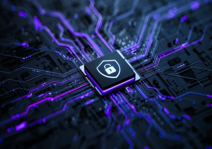 Cyber,Security,Data,Protection,Concept,On,Circuit,Board.,3d,Illustration