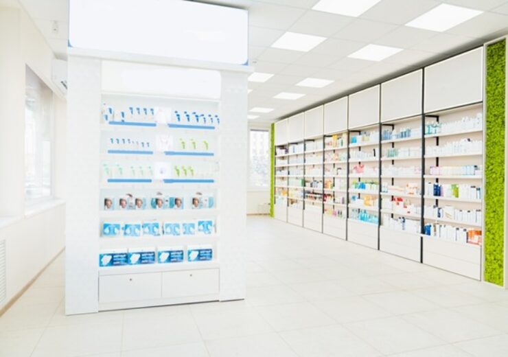 Empty,Spacious,Modern,New,White,Drugstore,Pharmacy,Chemist`s,Store,With