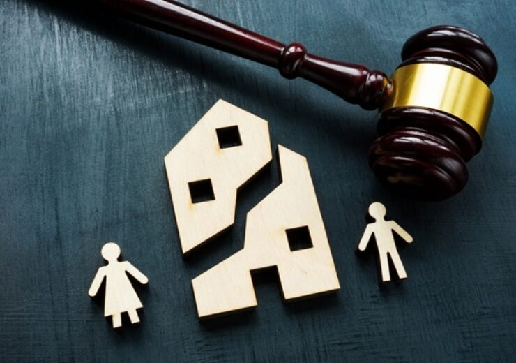 Property,Division,Concept.,Divided,House,During,Family,Divorce.