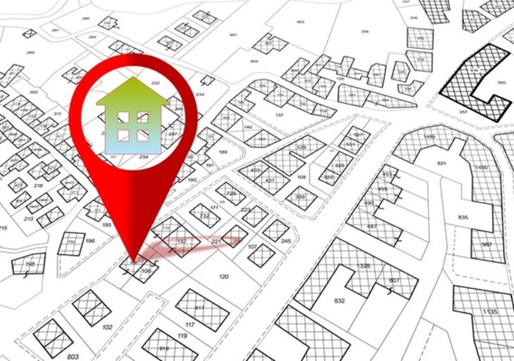 Searching,New,Home,-,Concept,With,An,Imaginary,Cadastral,Map